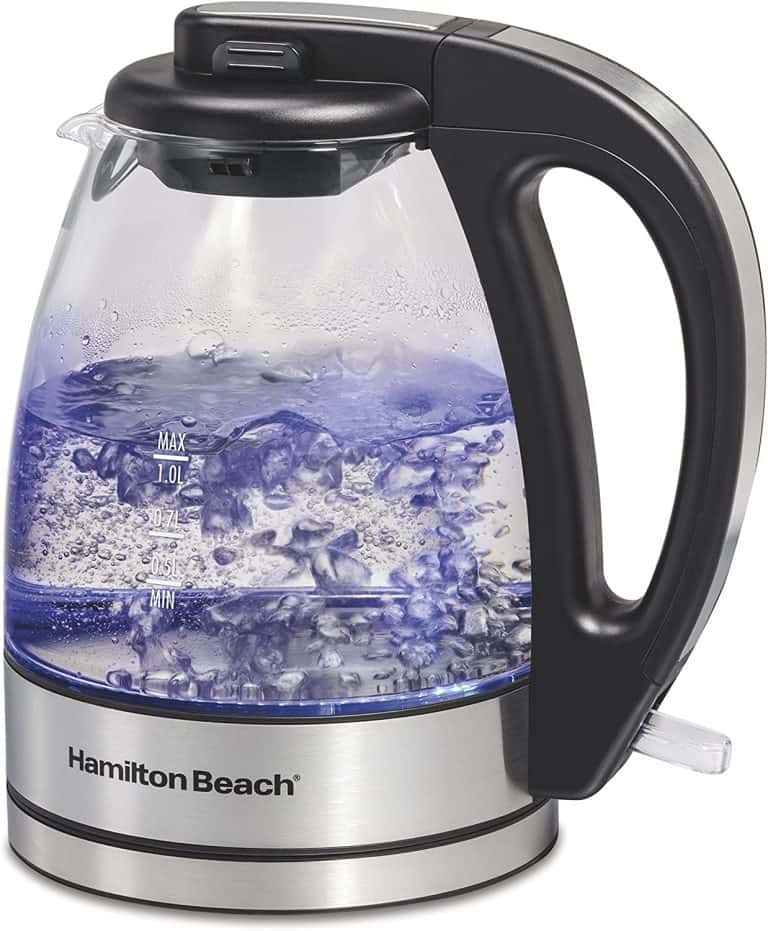 Hamilton Beach Glass Electric 1 liter Tea Kettle Seeds2Plate